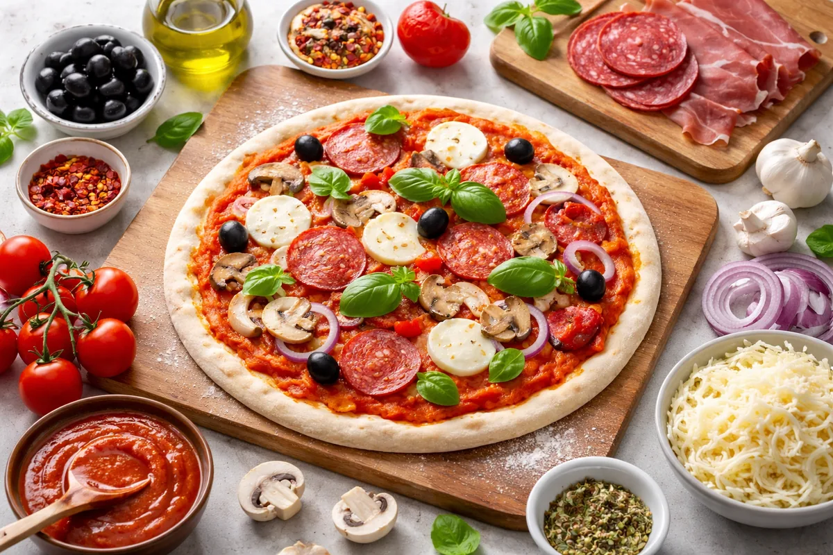 Comment réussir les garnitures pour une pizza maison délicieuse