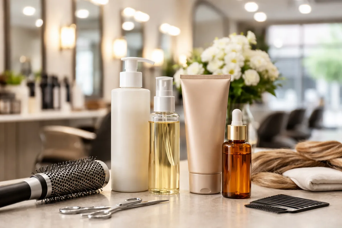Quels produits utiliser pour entretenir vos cheveux chez le coiffeur