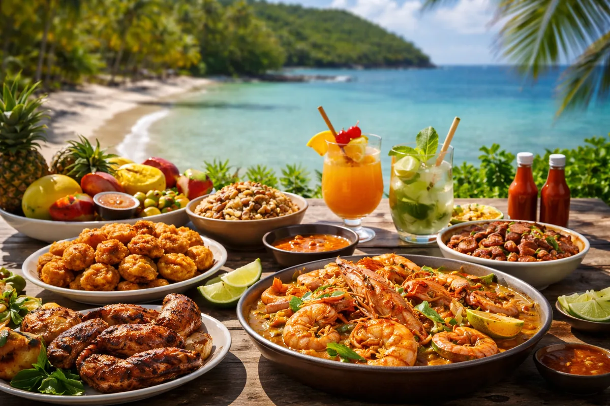 Comment apprécier la gastronomie créole pendant un voyage aux Antilles